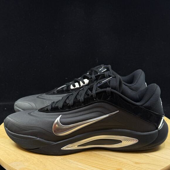 Nike A\'One Black Smoke Grey Basketball FZ8605-002 Women Size 12/ Men Size 10.5 main image 6